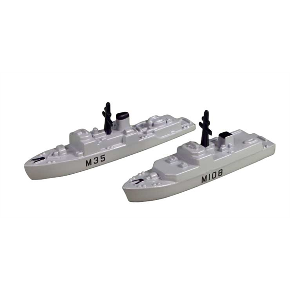 HMS Grimsby M108 + HMS Dulverton M35 Royal Navy Minesweeper John